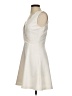 H&M Solid Ivory Cocktail Dress Size 0 - photo 5