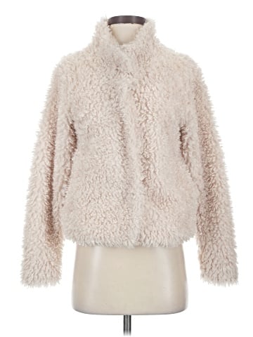 Ann Taylor LOFT Outlet Faux Fur Jacket (view 1)