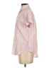 Lola River Stripes Pink Short Sleeve Button-Down Shirt Size XS - photo 5