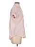 Lola River Stripes Pink Short Sleeve Button-Down Shirt Size XS - photo 4