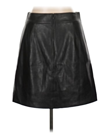 J.Crew Factory Store Faux Leather Skirt (view 2)