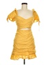 Shein 100% Polyester Yellow Cocktail Dress Size M - photo 1