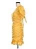 Shein 100% Polyester Yellow Cocktail Dress Size M - photo 5