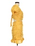Shein 100% Polyester Yellow Cocktail Dress Size M - photo 4