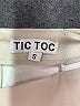 Tic : Toc Solid Ivory Faux Leather Skirt Size S - photo 4