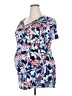 Bearsland Blue Short Sleeve Top Size XXL Maternity - photo 1