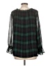 Talbots Green 3/4 Sleeve Blouse Size L - photo 2