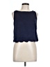 Monteau 100% Polyester Blue Sleeveless Top Size L - photo 1