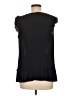 Banana Republic 100% Polyester Black Sleeveless Blouse Size M - photo 2