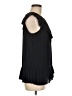 Banana Republic 100% Polyester Black Sleeveless Blouse Size M - photo 4