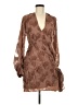ASOS Design 100% Polyester Brown Cocktail Dress Size 6 - photo 1