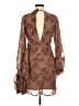 ASOS Design 100% Polyester Brown Cocktail Dress Size 6 - photo 2