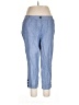 Ash 100% Cotton Solid Blue Casual Pants Size 16 - photo 1