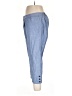 Ash 100% Cotton Solid Blue Casual Pants Size 16 - photo 5