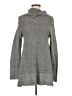 Eight Eight Eight Houndstooth Gray Turtleneck Sweater Size M - photo 1
