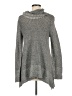 Eight Eight Eight Houndstooth Gray Turtleneck Sweater Size M - photo 2