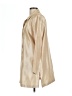 Susan Graver 100% Polyester Metallic Tan 3/4 Sleeve Blouse Size L - photo 5