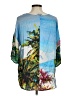 A'biddikkia Blue Swimsuit Cover Up Size M - photo 2