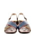 J.Crew Color Block Brown Blue Sandals Size 9 - photo 2