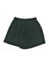 Shein 100% Polyester Chevron-herringbone Green Shorts Size 4 - photo 2