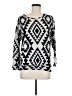 rue21 Print Black Pullover Sweater Size M - photo 1
