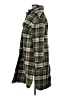 ALLSAINTS Plaid Green Wool Coat Size 12 - photo 5