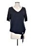 Talbots 100% Cotton Blue Short Sleeve Top Size S - photo 1