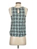 Papermoon Teal Sleeveless Blouse Size S - photo 2