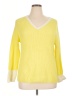 Talbots Color Block Yellow Pullover Sweater Size XL Petite - photo 1