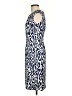 New Directions Print Blue Casual Dress Size 6 (petite) - photo 5