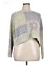 Sincerely Jules Color Block Gray Poncho Size XL - photo 1
