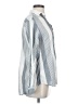 Grayson 100% Cotton Stripes Gray Long Sleeve Button-Down Shirt Size Sm (2) - photo 4