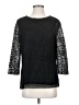 Talbots Black 3/4 Sleeve Top Size S - photo 1