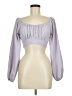 Shein 100% Polyester Purple Long Sleeve Blouse Size 6 - photo 1