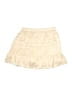 Unbranded 100% Polyester Solid Ivory Casual Skirt Size L - photo 1