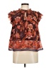 Old Navy Brown Short Sleeve Blouse Size M - photo 1