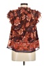 Old Navy Brown Short Sleeve Blouse Size M - photo 2