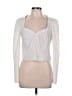 Topshop 100% Polyester Ivory Long Sleeve Blouse Size 10 - photo 1
