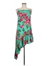 Lulus 100% Rayon Floral Teal Cocktail Dress Size M - photo 1