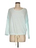 Eberjey Teal Long Sleeve Top Size M - photo 1