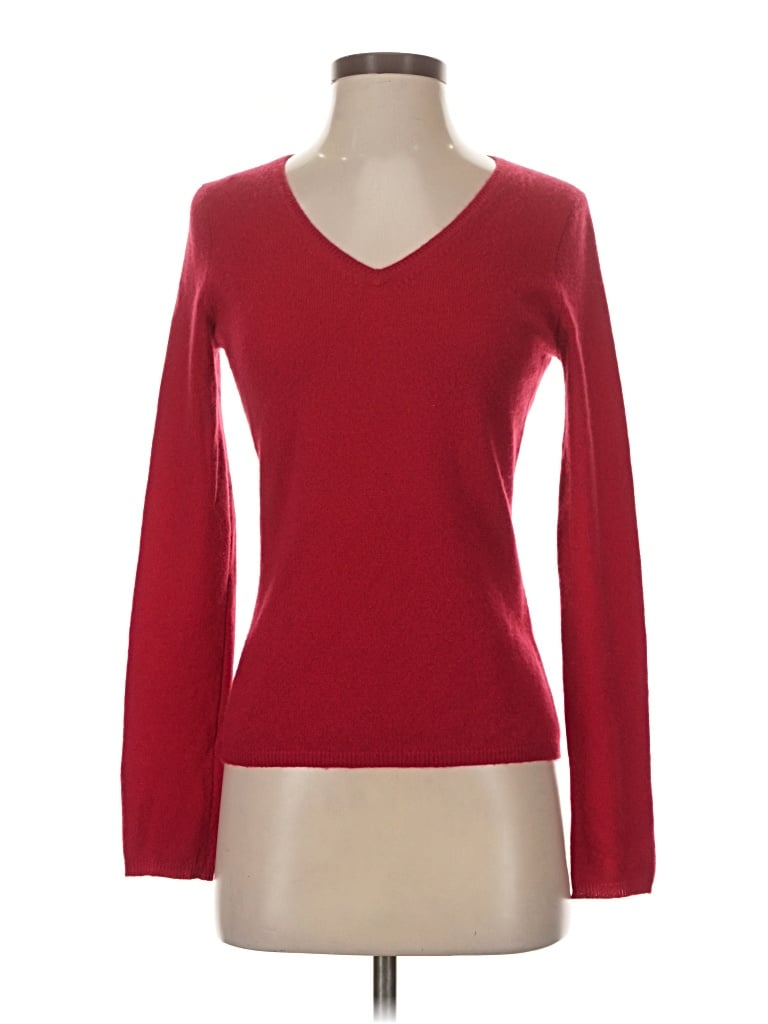 Pre-owned In Cashmere Cashmere Pullover Sweater In Red