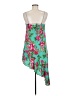 Lulus 100% Rayon Floral Teal Cocktail Dress Size M - photo 2