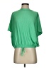 A New Day Green Short Sleeve Blouse Size S - photo 1