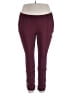 Adidas Solid Burgundy Active Pants Size XL - photo 1