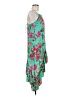 Lulus 100% Rayon Floral Teal Cocktail Dress Size M - photo 4