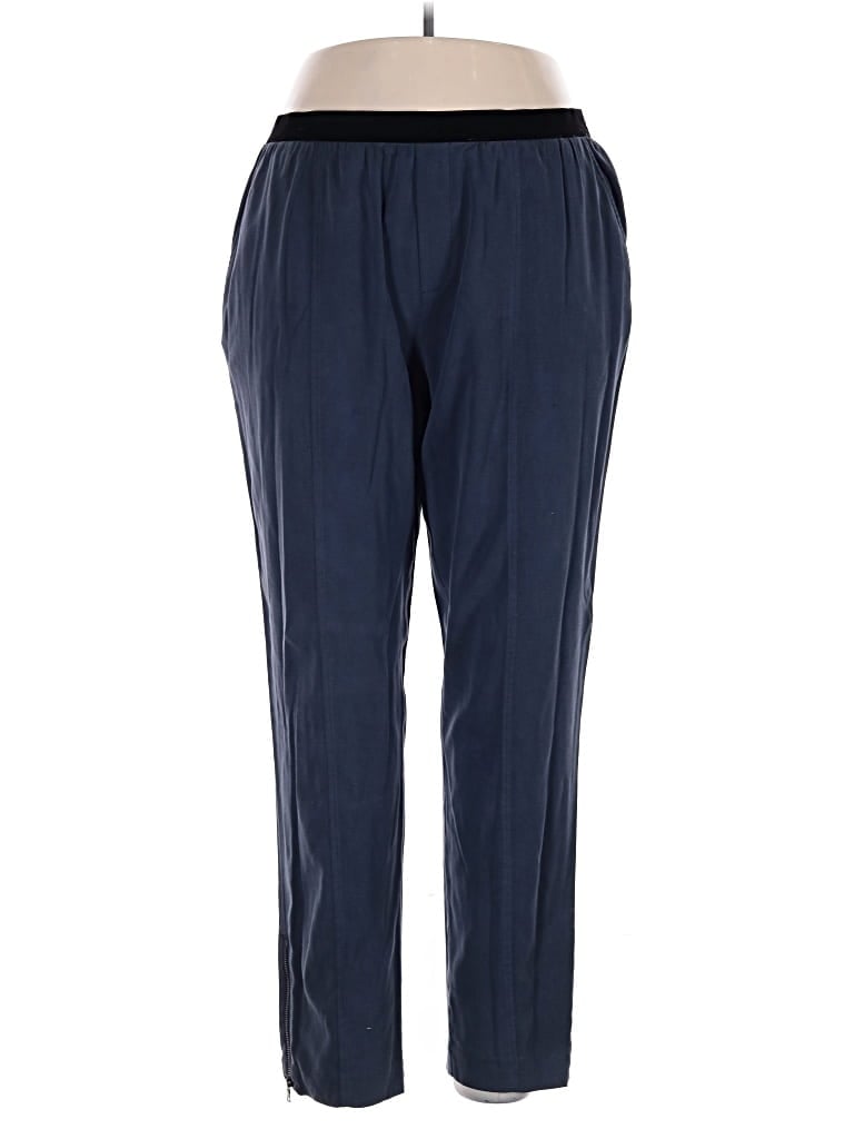 Pre-owned Go By Go Silk Casual Pants In Blue