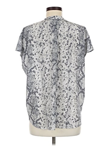 Amour Vert Short Sleeve Silk Top (view 2)