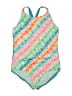 Lands' End Tie-dye Green One Piece Swimsuit Size 16 - photo 1
