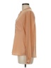 Cynthia Rowley 100% Polyester Color Block Orange Tan Long Sleeve Blouse Size M - photo 5
