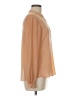 Cynthia Rowley 100% Polyester Color Block Orange Tan Long Sleeve Blouse Size M - photo 4